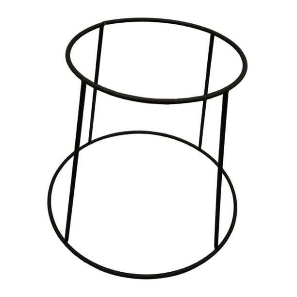 Elevador de bandejas para servir alimentos, bandeja para pizza y mariscos, bandeja de almacenamiento de alambre, alambre metálico Negro 15cm a 22cm