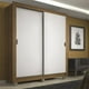 thumbnail image 1 of Ropero Closet Madesa Denver 2 Puertas Corredizas con Pies Marrón/Blanco, 1 of 5
