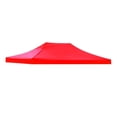 thumbnail image 1 of Greeniant Reemplazo de la tienda de campaña Cubierta Paraguas Sombrilla Refugio solar carpas Rojo 3x4.5 M, 1 of 1