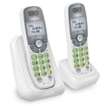 thumbnail image 2 of DECT 6.0 Téléphone Sans Fil à 2 Combinés avec Afficheur d'Appels, Blanc, 2 of 3