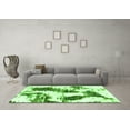 thumbnail image 3 of Ahgly Company Indoor Round Abstract Green Modern Area Rugs, 7' Round, 3 of 4