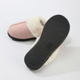 thumbnail image 4 of Roxoni Women's Winter House Fuzzy Fluffy Furry Cozy Clog Slipper, 4 of 5