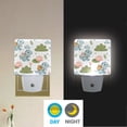thumbnail image 5 of Cute Dinosaur with Backpack and Lotus Night Light 2 Pack LED Nightlight Plug into Wall Dusk to Dawn Sensor Soft White, 5 of 7
