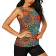 thumbnail image 2 of Lsque Mandala Colorful Printed Workout Tank Tops for Women, Athletic Sports Tank Tops, Compression Sleeveless Dry Fit Shirts,Sleeveless Yoga Shirt-Large, 2 of 9