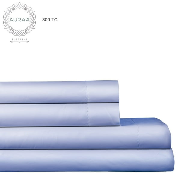 GHCL AURAA Elegance 800 ThreadCount American Pima Cotton Bed Sheet Set