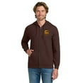 thumbnail image 2 of UPS Sweatshirt Zip up Hoodie United Parcel Service Official Colors and Style (US, Alpha, XX-Large, Regular, Regular, Brown), 2 of 4