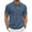 Z3-Blue, variant on Kalauyu Mens Short Sleeve Turn Down Collar With Button T-Shirts Jesus Cross Printed Shirts