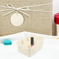 thumbnail image 4 of 4 Compartment Makeup Storage Box Plastic Skin Care Organizer Divided Vanity Bin for Desk or Countertop Beige, 4 of 8
