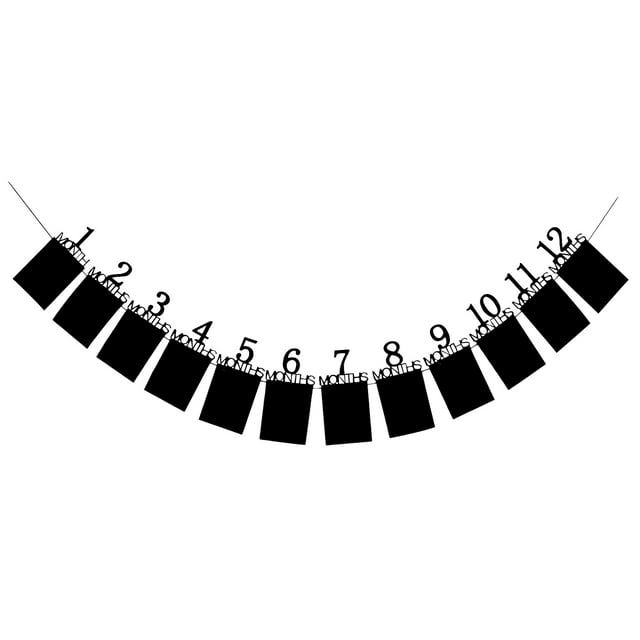 Thinsony Happy Birthday Decorations Happy Birthday Sign Birthday Decorations Black 9.8ft