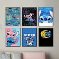 thumbnail image 4 of 6PCS Stitch Theme Bedroom Wall Decoration Posters (8X10 in) Unframed, 4 of 4