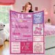 thumbnail image 1 of LHSHID Happy 16th Birthday Throw Blanket for Girls 16 Years Old Flannel Fleece Blanket Sixteenth Birthday Gift Ideas Decoration for Teen Daughter Niece Granddaughter 60x80in, 1 of 6
