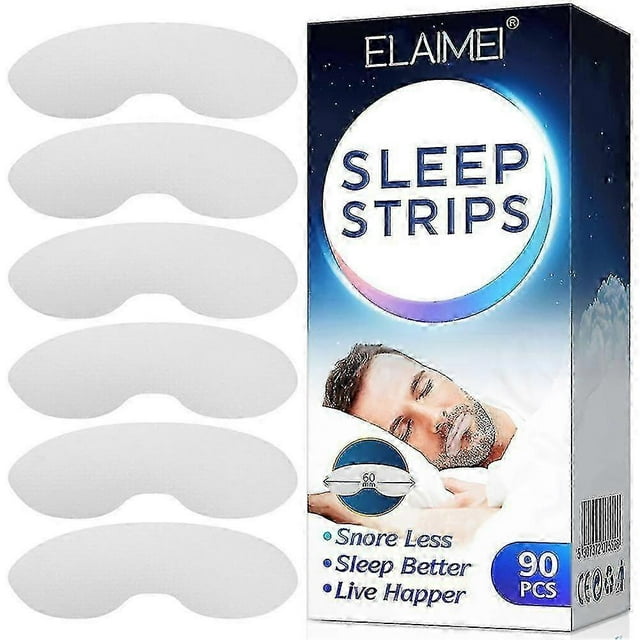 90 Packs Sleep Strips Sleeping Mouth Tape Anti-snoring Closed-mouth Patch