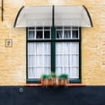 thumbnail image 3 of ZENY 80" x 40" Outdoor Fixed Patio Awning, Polycarbonate Cover, 3 of 6