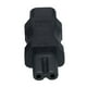 thumbnail image 5 of enchufe del adaptador de corriente,Convertidor de adaptador de corriente iec320 de 2 pines c8 a c7,enchufe adaptador macho a hembra 2.5a 250v,adaptador de enchufe de extensión profesional, 5 of 9
