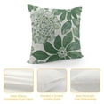 thumbnail image 4 of JEUXUS Sage Green White Pillow Covers Dahlia Floral Decor Throw Pillows Summer Modern Geometry Flower Outdoor Decorative Cushion Cases for Sofa Couch Bed Decorations, 4 of 5