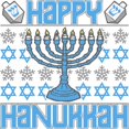 thumbnail image 3 of CafePress - Happy Hanukkah - 20 Oz White Ceramic Mega Mug, 3 of 5