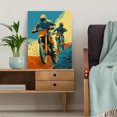 thumbnail image 5 of Motocross Dirt Bike Canvas Wall Art，Garage Man Cave Decor for Living Room Bedroom Game Room, 5 of 8