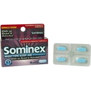 6 Pack Sominex Nighttime Sleep-Aid Maximum Strength 16 Caplets Each