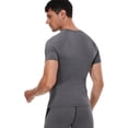 thumbnail image 3 of czcpp-Men's Compression Shirts Short Sleeve Athletic Running T-Shirt Base-Layer Cool Dry Gym Undershirts Top, 3 of 4