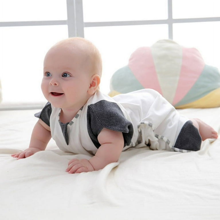 Pure Cotton Baby Sleeping Bag Children s Spring And Summer Air conditioned Room One piece Pajamas One piece Anti kick Quilt