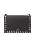 thumbnail image 2 of Valentino Rockstud Grainy Leather Crossbody, Black, 2 of 5