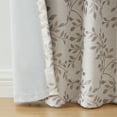 thumbnail image 7 of Better Homes & Gardens Leaves Rod Pocket Blackout Curtain Panel, 1-Piece, Taupe, 50" W x 84" L, 7 of 7