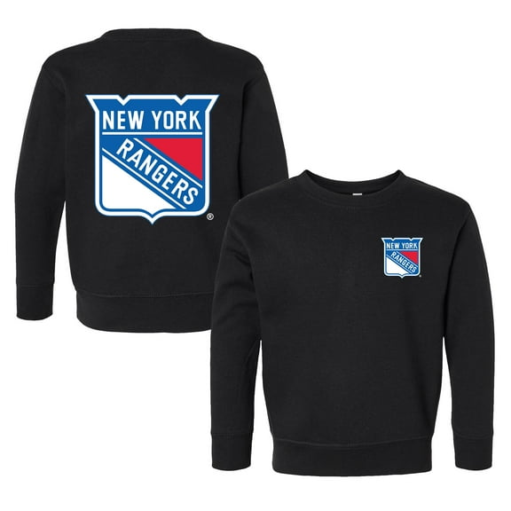 Toddler Chad & Jake Black New York Rangers Pullover Sweatshirt