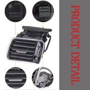 Car Front Air Vent Center Dash AC Outlet Panel Assembly Air Conditioning Outlet Trim For Volkswagen Passat B6 B7 CC R36 2009-2014 Replace 3AD819728A-left(frosted)