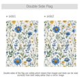 thumbnail image 4 of Yayeee Garden Flag 28" x 40" Double Sided Outdoor Yard Lawn Holiday Decorations, Blue Floral, 4 of 6