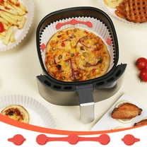 DAMAI Air Fryer Silicone Magnet Buckles, Magnetic Silicone Buckle for Holding Down Air Fryer Parchment Paper, High Temp Resistant, Prevent Paper to Burn Air Fryer Accessories