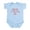 Sky Blue, variant on CafePress - Adorable Like My Aunt Infant Bodysuit - Baby Light Bodysuit, Size Newborn - 24 Months