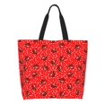 thumbnail image 1 of Fotbe Red Ladybugs On White Dotted Bolsa Tote Estética de Lona con Estampado para Mujer - Bolsa Reutilizable de Hombro Casual para Vacaciones, Compras, Trabajo y Gimnasio, 1 of 8