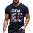 thumbnail image 4 of T-shirt de Rugby pour Hommes Fans de Sports Haut Décontracté - Tenues de Football Rétro pour Hommes T-Shirt d'Athlètes, 4 of 4