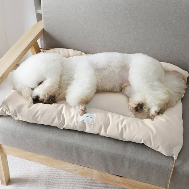 Colchoneta de invierno para perros | Colchoneta gruesa y cálida lavable para caseta de mascotas con base antideslizante y resistente a las manchas.