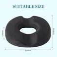 thumbnail image 6 of LAFAYTTE Donut Pillow, Memory Foam Seat Chair Cushion, Tailbone Pain and Hemorrhoids Relief, for Men and Women, Black, 6 of 8