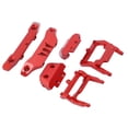 thumbnail image 2 of RC 1/18 Bumper, Versatile RC Upgrade Parts RC 1/18 Front Rear Bumpers  For Latrax Teton 1/18 For Remote Control Car Red, 2 of 8