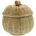 thumbnail image 4 of AURARMLET Woven Storage Basket Storage Basket Bamboo 1Pack, 4 of 7