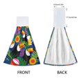 thumbnail image 3 of Yayeee Kitchen Hanging Hand Towels Set of 2 with Loop Bathroom Absorbent Tie Towel, Colorful Toucans Pattern, 3 of 7