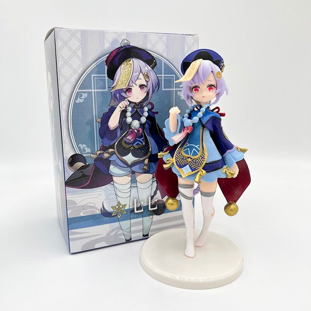 Figura DE ACCIÓN DE Genshin Impact baratos/Venti, juguete coleccionable de 30cm, Genshin Impact Wind God, Klee/Qiqi/Mona Gong Bohan LED