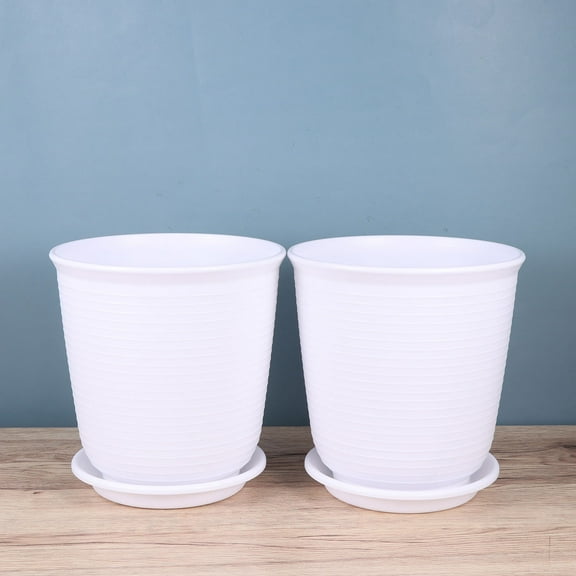 GOOHOCHY 5Pcs Decorative Flower Planter Pots for Desk 15.4x15x15in