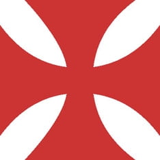 - Reflective Stickers, Hard Hat Maltese Cross Decals