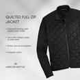 thumbnail image 7 of MERCER+METTLE Unisex Quilted Full-Zip Jacket | Padded Bomber for Men & Women, Water Repellent, Lightweight Insulation - Townsend Green 2XL, 7 of 7