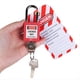 thumbnail image 4 of Kit de Etiquetas de Bloqueo Aldabas, Abrazaderas y Cerraduras Universales para Disyuntores Multipolares, Candados de Seguridad, Cerraduras para Enchufes, 4 of 5