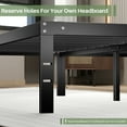thumbnail image 5 of Full Size Bed Frame, 14" Height Classic Metal Platform Bed Frame Foundation with Under Bed Storage/No Box Spring Needed/Heavy Duty Metal Slats Support/Black, 5 of 10