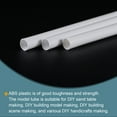 thumbnail image 3 of Plastic Model Tubes ABS Round Tube Easy Processing 3/8", 3 of 5