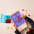 thumbnail image 6 of Battat Glow n’ Go Marble Drop Light up Pegboard & Marble Run 200 Pieces Set for Kids 4 Years +, 6 of 11