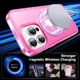 thumbnail image 2 of ChicShell Compatible with iPhone 16 Pro Max Case,Magnetic Wireless Charging Full Body Rugged Case with Built-in Touch Sensitive Anti-Scratch Screen Protector - Rose, 2 of 6