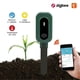 thumbnail image 2 of Medidor de humedad del suelo inteligente Zigbee con control mediante la aplicación Tuya. Sensor de temperatura y humedad para jardines y macetas., 2 of 5