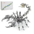 thumbnail image 4 of 3D Metal Scorpion Model Kit, 200+PCS Scorpion King DIY Assembly Puzzle for Adults, Stainless Steel Mechanical Insect Metal, Creative Gift Desk Display, 4 of 4
