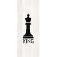 thumbnail image 2 of Reed, Tara 8x14 White Modern Wood Framed Museum Art Print Titled - Chess Piece vertical I-King, 2 of 4